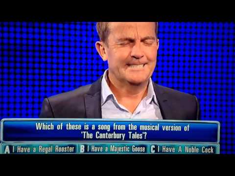 The Chase Celebrity Special - Funny Moment - "I have a noble ****" lol