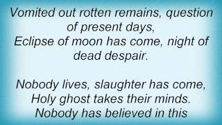 Dead Infection - Start Human Slaughter Lyrics