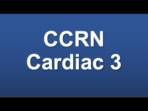 CCRN Cardiac 3
