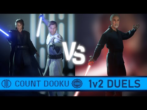 Count Dooku 1vs2 Duels Compilation | Star Wars Battlefront II