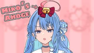 【Hand-Drawn】MIKO GAVE SUISEI AN AHOGE【Hololive/Animation/EN sub】