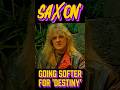 That time when SAXON turned softer for the album 'Destiny'!                   #saxonshorts
