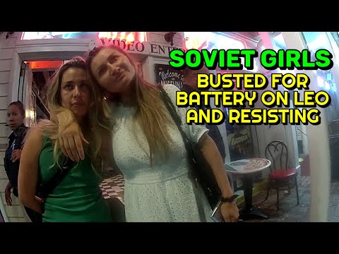 Soviet Girls Busted for Battery on LEO and Resisting - Key West, Florida - May 31, 2023