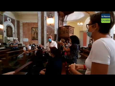 Protesta a Palermiti per il trasferimento di Don Kingsley