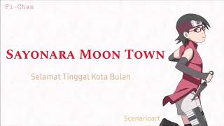 Download lagu Sayonara Moon Town - Scenarioart | Boruto END 2 Full Song [ Lirik Terjemahan Indonesia ] mp3
