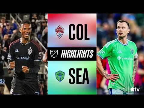 Colorado Rapids vs. Seattle Sounders FC | Full Match Highlights | Whittaker BRACE & 6-GOAL THRILLER!