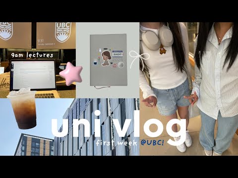 first week of uni @UBC  🧪 | orientation day, data sci grind, chill weekend + more! ⊹ ࣪ ˖