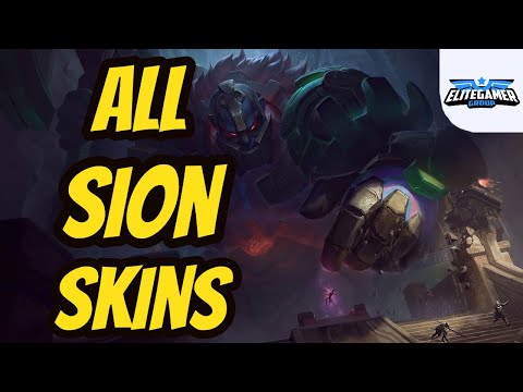 All Sion Skins Spotlight League of Legends Skin Review