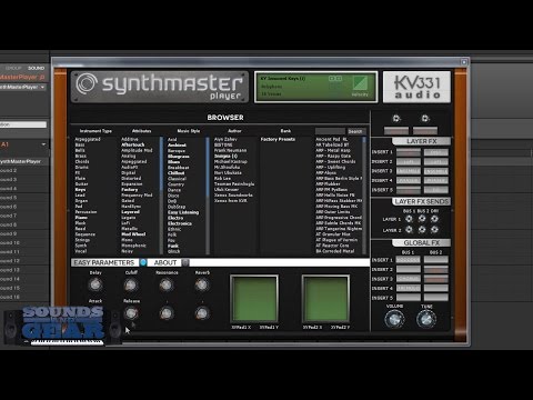 Demo: SynthMaster Player from kv331 Audio - SoundsAndGear.com