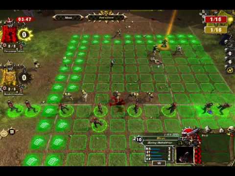 Blood Bowl Dark Elves vs Humans Test