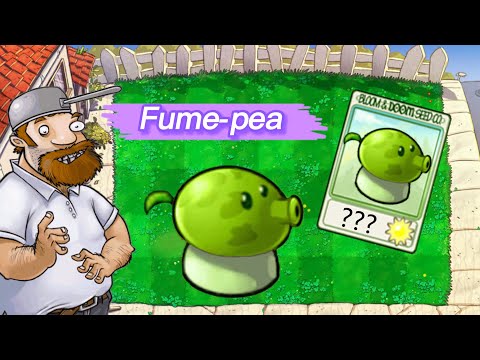PVZ1 discover: Fume-pea ❗❗❗  - HARD MODE MOD PvZ Plus