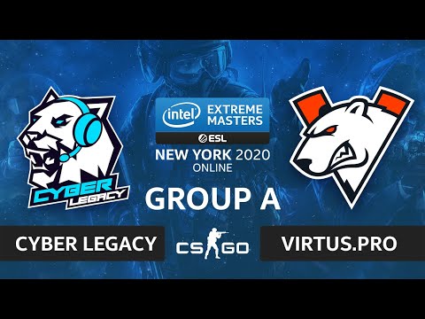 CS:GO - Virtus.pro vs. Cyber Legacy [Dust2] Map 2 - IEM New York 2020 - Group A - CIS