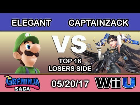2GGC: Greninja Saga - BSD | Elegant (Luigi) Vs. CaptainZack (Bayonetta) Top 16 Losers Side