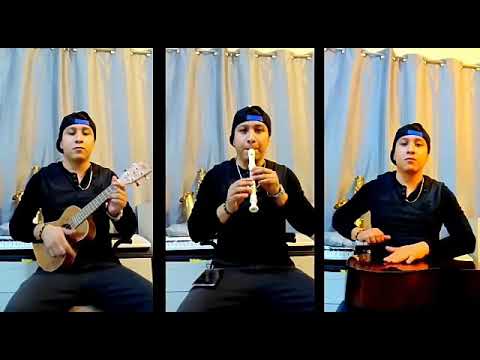 Don, t worry be happy, ukulele, flauta dulce, guitarra