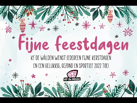 Kerstgroet KF De Wâlden
