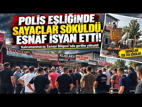 Sanayi esnafı AKEDAŞ’a tepki gösterdi: Sayaçlar geri takıldı