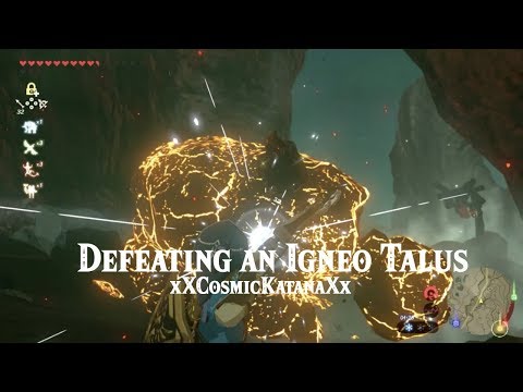 Defeating an Igneo Talus | xXCosmicKatanaXx