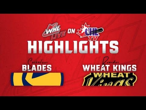 Saskatoon Blades at Brandon Wheat Kings 03/19 | WHL Highlights 2024-25