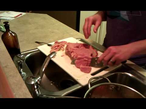 Cutting Corned Beef
