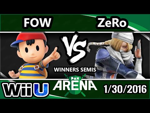 PAX South Arena - GW | Fow (Ness) Vs. TSM | Zero (Sheik) SSB4 WS - Smash Wii U  -Smash 4