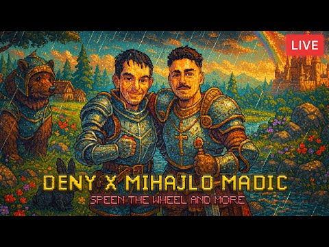 MIHAJLO MADIC X DENY - SLEEPOVER LIVESTREAM🔴