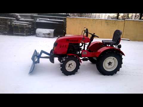 фото мини-трактор rossel xt-184d, 18 л.с., вом, дифференциал 0