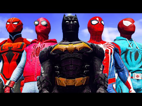 Spider-Verse | Team Spiderman Vs Batman - What If