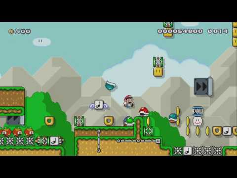 AUTO Kaizo 3: B is Key by MYCRAFT 一SUPER MARIO MAKER一 No Commentary 1AN 1AO