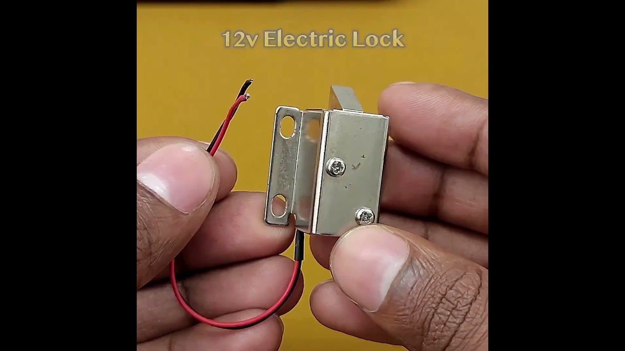 Magnetic Door Lock Circuit Simple DIY Security Project  #creativetech  #reels