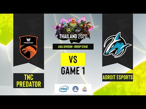 TNC Predator vs Adroit Esports Game 1 | ESL One Thailand 2020 - Asia