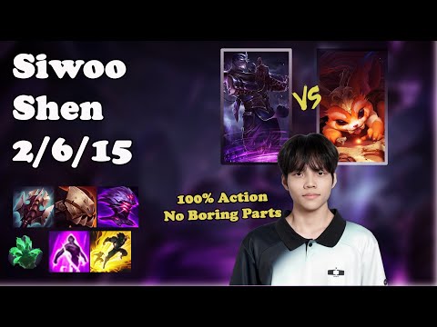 🔥 Siwoo Shen Top | Korea Challenger Solo Queue | Patch 25.09 | League of Legends 🔥