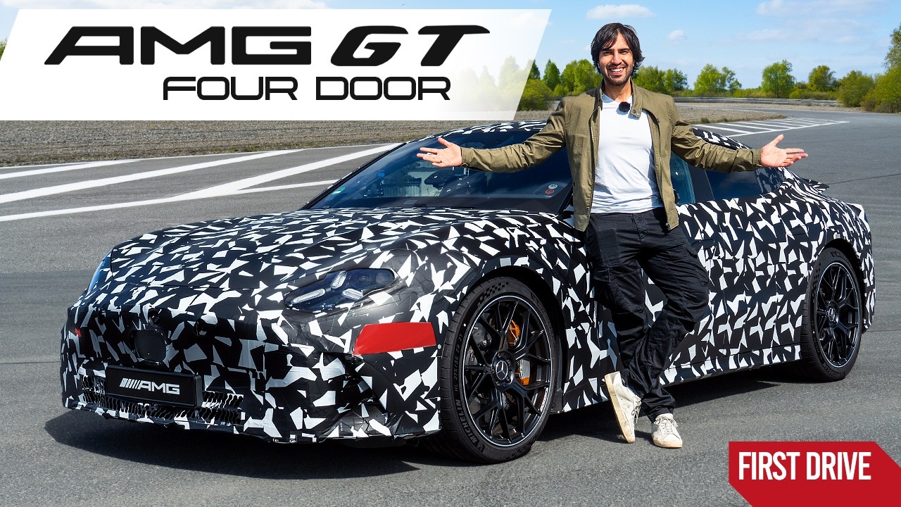 EXCLUSIVE: AMG GT 4-Door First Drive & Interior of the "V8 EV"!