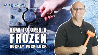 How to Open a Frozen Hockey Puck Lock | Mr. Locksmith™ Video