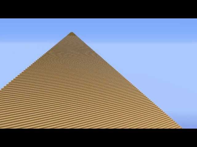 The pyramid of Giza Minecraft Map