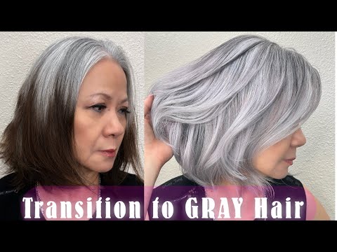 Transition to Gray Silver Hair Gracefully