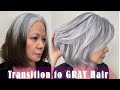 Transition To Gray Silver Hair Gracefully