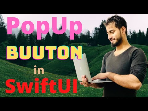 Pop Up Button using SwiftUI - create a custom alert using SwiftUI Tutorial