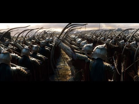 Escena Extendida / Elfos vs Enanos / El Hobbit La Batalla De Los 5 Ejercitos / Resubido