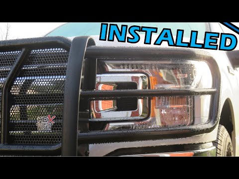 2019 Ford F150 XLT - Westin HDX Grill Guard (Push Bumper) Install