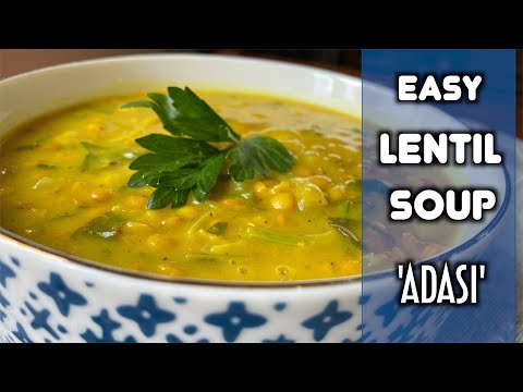Easy and Delicious Lentil Soup | Persian Adasi | عدسی