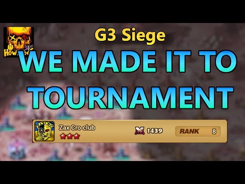 TOURNAMENT IS HERE! Last High G3 Siege of the Season | Summoners War