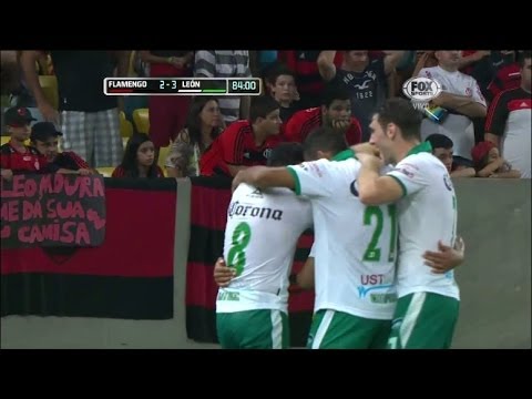 Flamengo 2 - 3 León Copa Libertadores 2014