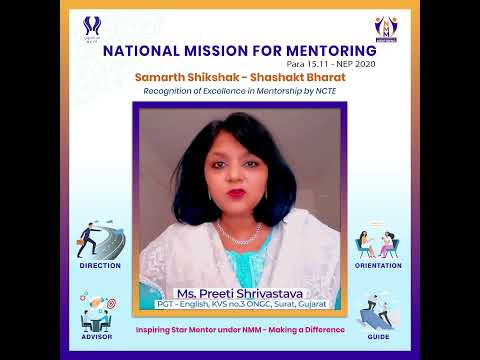 Ms. Preeti Shrivastava — Samarth Shikshak — Shashakt Bharat
