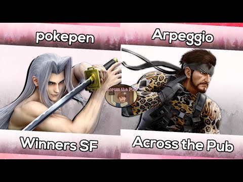 pokepen (Sephiroth) vs. Arpeggio (Snake) | Across the Pub 3 | Smash Ultimate Winners SF