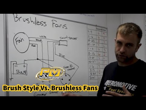 How to Wire Brush Style vs. Brushless Fans for Muscle Car Applications at Prestige Motorsports