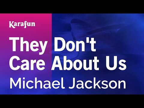 They Don't Care About Us - Michael Jackson | Karaoke Version | KaraFun
