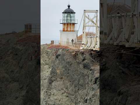 🌊 Point Bonita Lighthouse, Marin Headlands: suspension bridge, beacon & harbor seals! #california