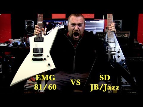 EMG 81/60 VS Seymour Duncan JB/Jazz