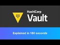 HashiCorp Vault Explained in 180 seconds