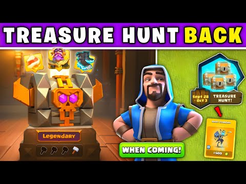 Treasure Hunt Event is Coming Back With Amazing Rewards 🤩 in Clash of Clans